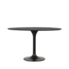LABEL51 Eettafel Otto Zwart Mangohout Ø130cm