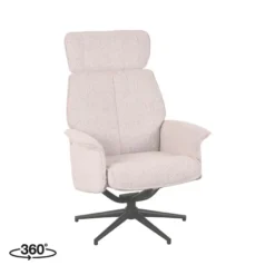 LABEL51 - Fauteuil Verdal - Beige - 79x77x109cm