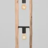LABEL51 - Vloerlamp Woody - Beige - 25x25x150cm