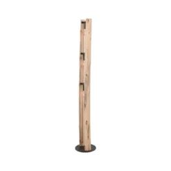 LABEL51 - Vloerlamp Woody - Beige - 25x25x150cm
