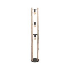LABEL51 - Vloerlamp Woody - Beige - 25x25x150cm