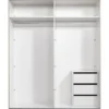 Ladeblok Bergamo - wit - 70,2x51x39,9 cm