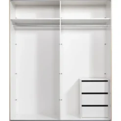 Ladeblok Bergamo - wit - 70,2x51x39,9 cm