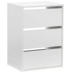Ladeblok Genua - wit - 70x50x40 cm