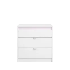 Ladekast Bobby - wit - 80x78,5x40,5 cm