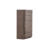 Ladekast 5 Lades - Donkerbruin MDF - 55x35x100cm - Noble