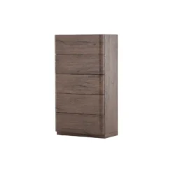 Ladekast 5 Lades - Donkerbruin MDF - 55x35x100cm - Noble