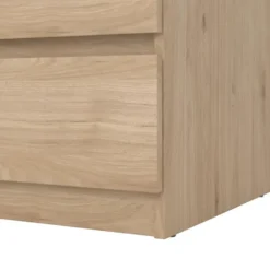 Ladekast - 3 Lades - Licht Naturel Hout - 77x50x68cm - Ylva