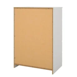 Ladekast - 5 Lades - Wit Hout - 77x50x111cm - Ylva