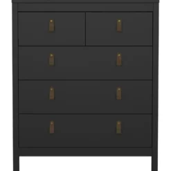 Ladekast Madeira - zwart - 99x82x38 cm