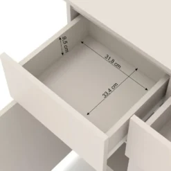 Ladekast Maja kasjmier mat 120 cm – 2 deuren, 6 lades, modern design