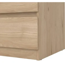Ladekast Naia 3 lades - eikenkleur - 70,1x77x50 cm