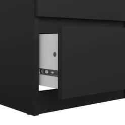 Ladekast Naia - 5 lades - mat zwart - 111,3x40,2x50 cm