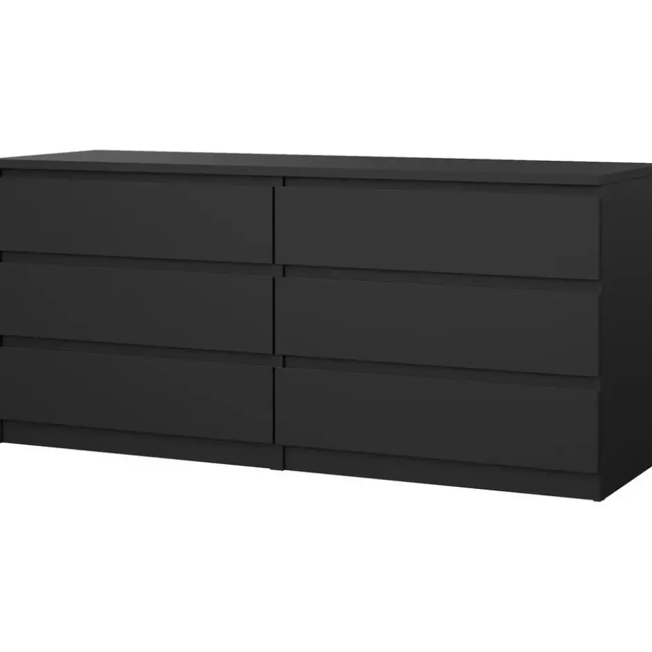 Ladekast Naia - 6 lades - mat zwart