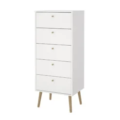 Ladekast Wit - 50x39x120cm - Bodo