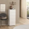Ladekast Wit - 40x40x105cm - Nova