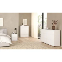 Ladekast Wit - 80x40x105cm - Nova