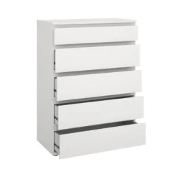 Ladekast Wit - 80x40x105cm - Nova