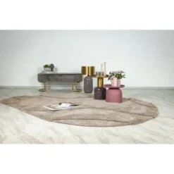 Lalee Milano Vloerkleed - Organische vorm - 200x290 cm beige