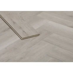 Laminaat Herringbone - visgraat grijs eiken
