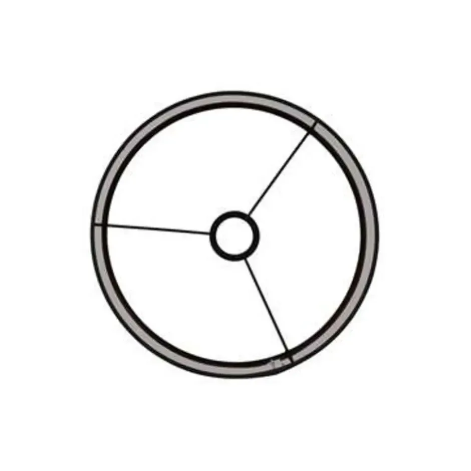 Lampenkap cilinder LIVIGNO - 40-40-30cm - zwart
