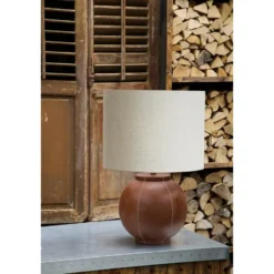 Lampenkap cilinder LIVIGNO - 40-40-30cm - eiwit