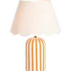 Lampenkap Florine - off-white katoen - 19xØ30 cm