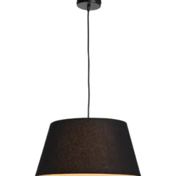Lampenkap Lika voor hanglamp zwart - Ø40xØ30x21 cm