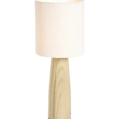 Lampenkap Liv - off-white polyester - 20xØ18 cm