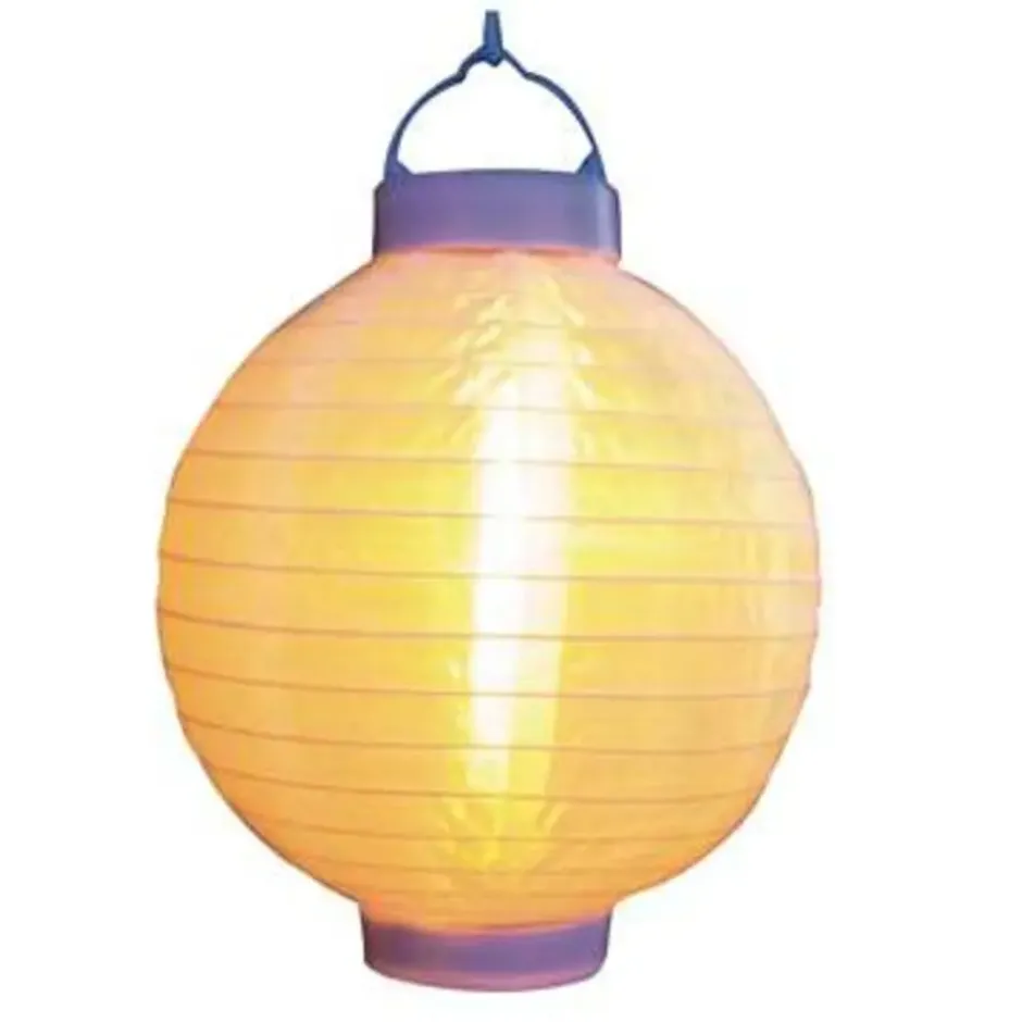 Lampion - solar - met realistisch vlameffect - 20 cm