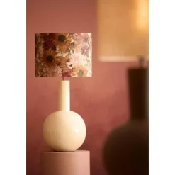 Lampvoet Benao - Glanzend Crème - Ø31x53cm