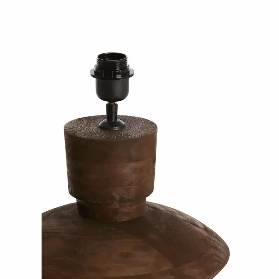 Lampvoet Fiera - Donkerbruin - Ø31x31cm