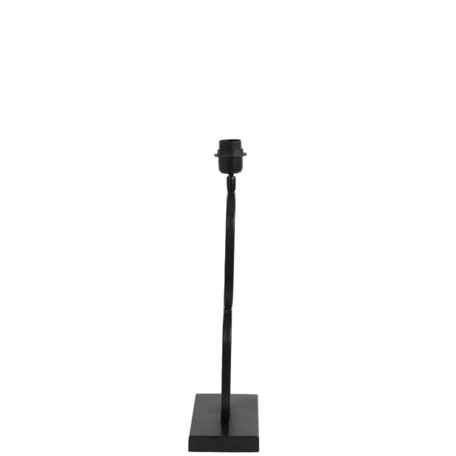 Lampvoet Lutika - Zwart - 23x11,5x46cm