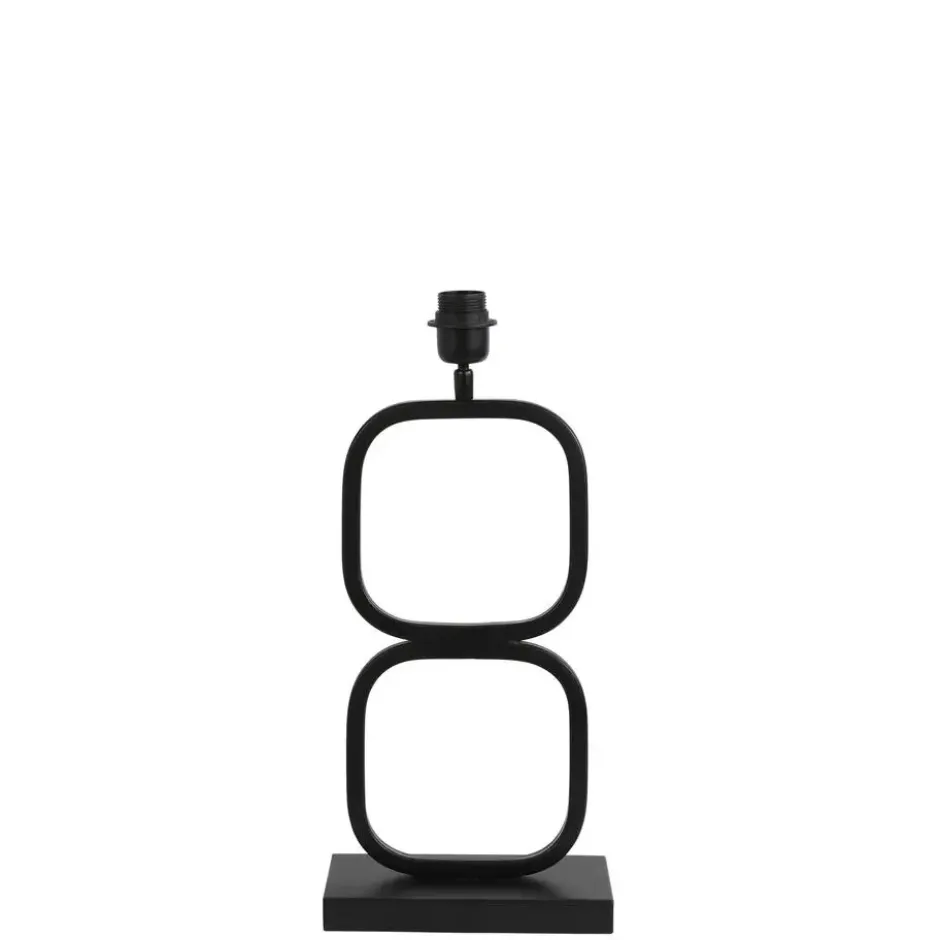 Lampvoet Lutika - Zwart - 23x11,5x46cm