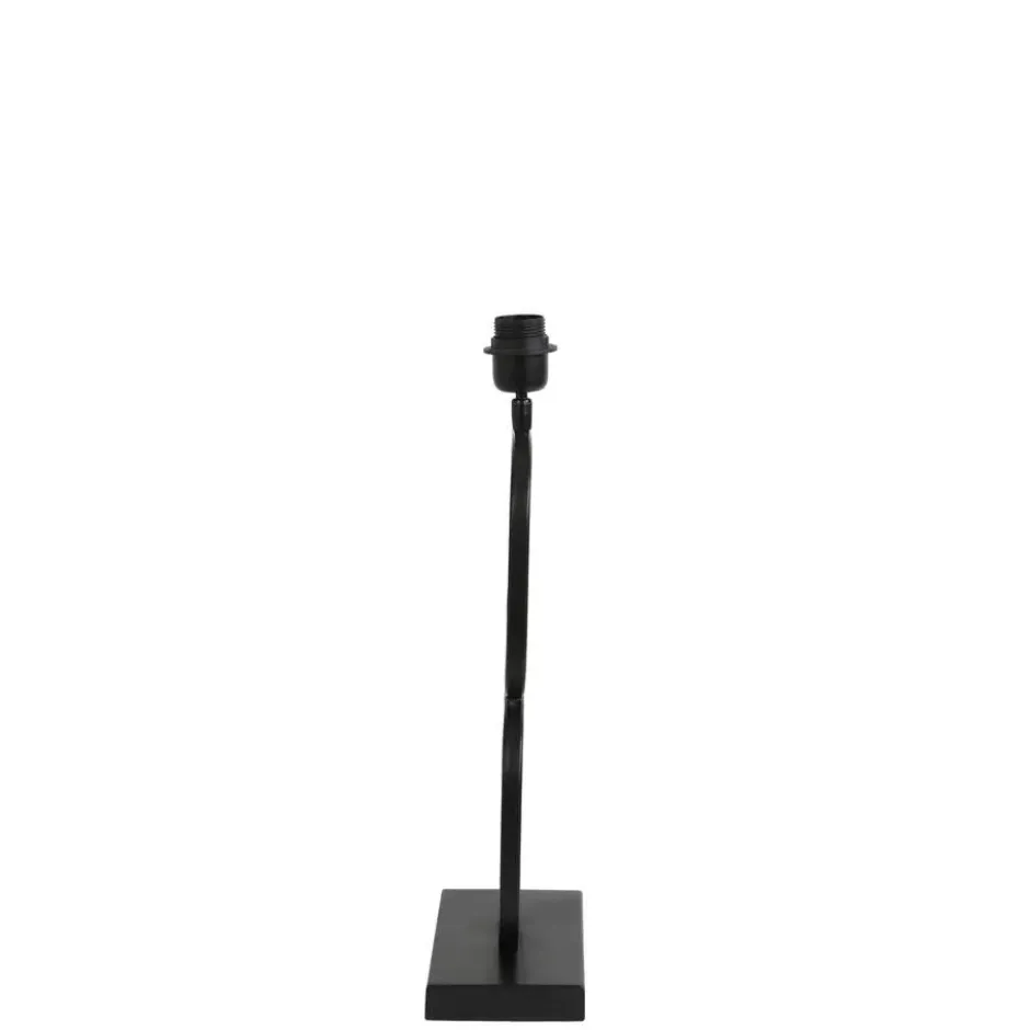 Lampvoet Lutika - Zwart - 23x11,5x46cm
