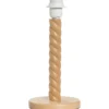 Lampvoet Noan - naturel hout - 32,5xØ15 cm