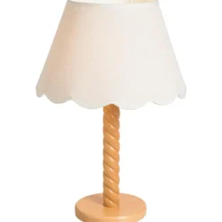 Lampvoet Noan - naturel hout - 32,5xØ15 cm