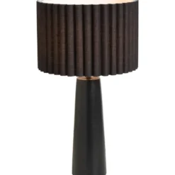 Lampvoet Rowen - zwart - 35x Ø18,5 cm