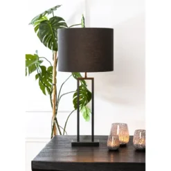 Lampvoet Shiva - Zwart - 20x10x55cm