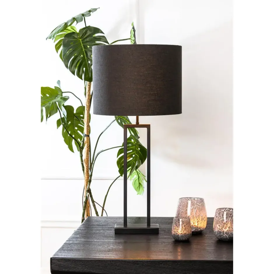 Lampvoet Shiva - Zwart - 20x10x55cm