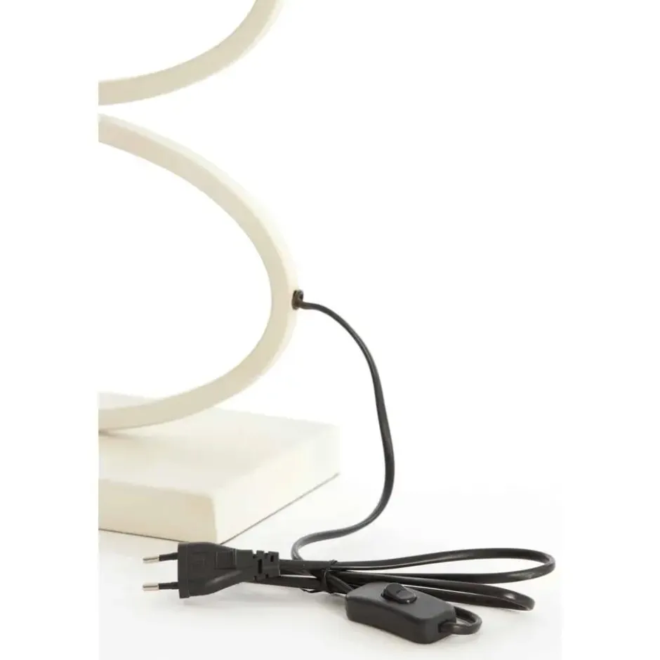 Lampvoet Stelius - Crème - 33x17x59cm