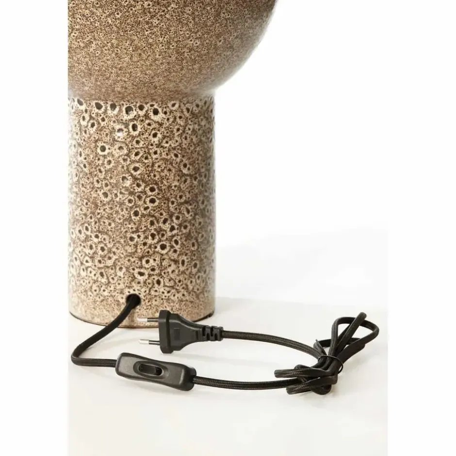 Lampvoet Yasur - Zwart - Ø26cm