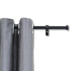 Lange Gordijnroede - Uitschuifbaar - Stang van 240-360 cm - Zwart