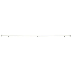 Lange Gordijnroede - Uitschuifbare Gordijn Rail - Stang van 240-360 cm - Zilver