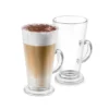 Latte Macchiato/koffie glazen - glas - 2x stuks - 280 ml