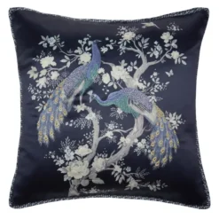 Laura Ashley - Belvedere Sierkussen - Dieren - 50x50cm - Blauw