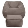 Lebel loungestoel Fay - taupe - 70x100x100 cm