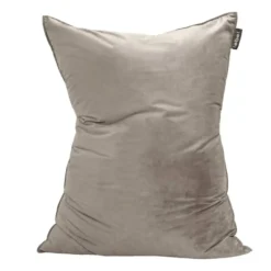 Lebel zitzak teddy/velours- taupe - 100x150 cm