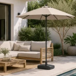 Lesli Living Balkon Parasolvoet vulbaar - antraciet - 20L / 35 kg