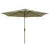 Les - Parasol Gemini Ø3mtr - olijfgroen